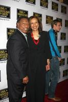 Billy Davis Jr and Marilyn McCoo arriving at the Back to Bacharach and David Musical Opening at the Henry Fonda Theater in Hollywood, California on April 19, 2009 photo