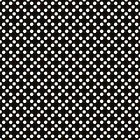 Abstract black and white polka dot pattern vector
