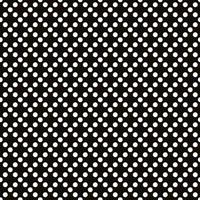 Abstract black and white polka dot pattern vector