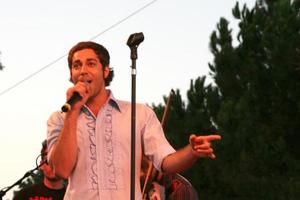 banda de zachary levi de tv netflix en vivo en el lugar concierto autry museo en griffith park los angeles, ca 9 de agosto de 2008 ©2008 kathy hutchins hutchins photo foto