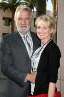John McCook  and  Laurette Spang arriving at the ATAS Honors Betty White  Celebrating 60 Years on Television  at the Television Academy in No Hollywood, CAon August 7, 20082008 Kathy Hutchins   Hutchins Photo