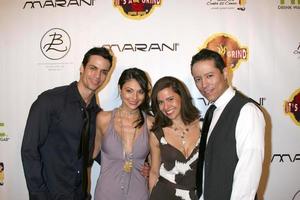 Matt Cedano  and  Fiance Erica Franco, Anna  and  Yancy AriasCo-OwnersBody Language Sportswear Boutique Opening14700 Ventura Blvd Sherman Oaks, CA  91403October 22, 19942008 Kathy Hutchins   Hutchins Photo