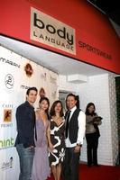 Matt Cedano  and  Fiance Erica Franco, Anna  and  Yancy AriasCo-OwnersBody Language Sportswear Boutique Opening14700 Ventura Blvd Sherman Oaks, CA  91403October 22, 19942008 Kathy Hutchins   Hutchins Photo