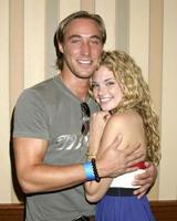 Kyle Lowder  and  MacKenzie MauzyBold  and  the Beautiful Fan LuncheonUniversal Sheraton HotelLos Angeles,  CAAug 25, 20072007 Kathy Hutchins   Hutchins Photo