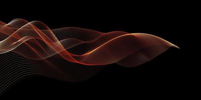 poly wire grid swaying mesh abstract background net of glitter 3D illustration photo