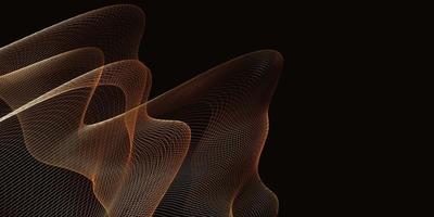 poly wire grid swaying mesh abstract background net of glitter 3D illustration photo