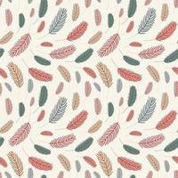 Bird feathers seamless pattern photo