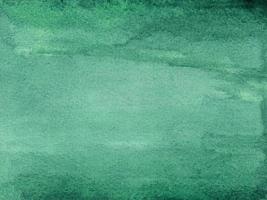 Watercolor green background with brush strokes, dots, spots photo