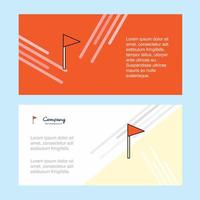 Sports Flag abstract corporate business banner template horizontal advertising business banner vector