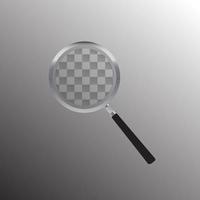 magnifying lens with gradient vector free