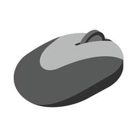 Computer mouse icon, cartoon style vector