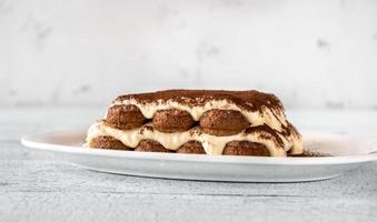 Portion of tiramisu photo