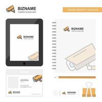 CCTV camera Business Logo Tab App Diary PVC Employee Card and USB Brand Stationary Package Design Vector Template