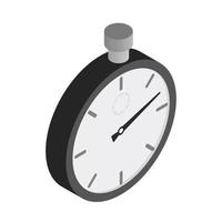 Stopwatch isometric 3d icon vector