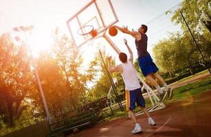 baloncesto uno a uno foto