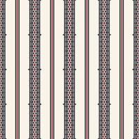 Ethnic stripes pattern. Geometric vintage red-blue color ethnic stripes seamless pattern background. Ethnic arabesque pattern for fabric, interior decoration elements, upholstery, wrapping. vector