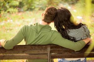 Dating On A Park Bench photo