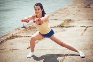 entrenamiento en la naturaleza foto