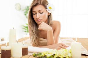 Beautiful Woman In The Spa Centre photo