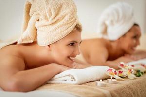 Two Girls In The Spa Centre photo