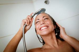 Showering In The Bathroom photo