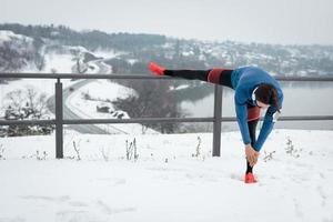 Winter Stretching view photo