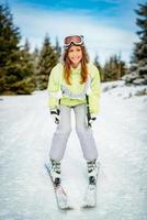 Skier Girl view photo