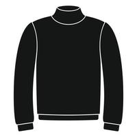 Sweater icon in simple style vector