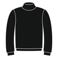 Sweater icon in simple style vector