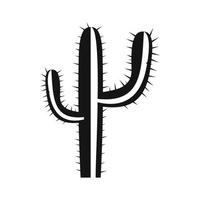 icono de cactus, estilo simple vector