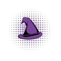 Witch hat comics icon vector