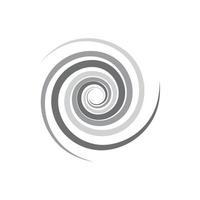 Abstract geometric spirals icon, simple style vector