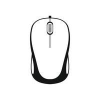 Computer mouse icon in simple style vector