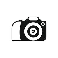 Camera icon in simple style vector