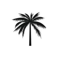 un icono de palmera, estilo simple vector