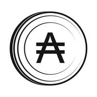 Austral icon, simple style vector