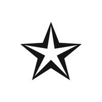 icono de estrella, estilo simple vector