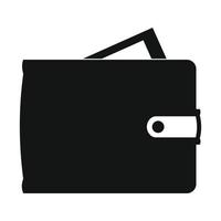 Wallet with card and cash vector