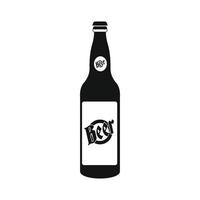 Bottle of beer icon vector