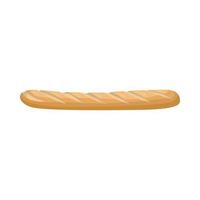 French baguette icon, cartoon style vector
