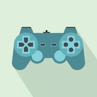 Game controller icon, flat style vector