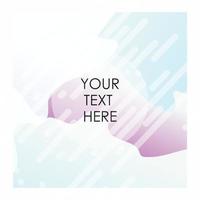 Colorful background with typography vector