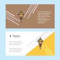Ice cream abstract corporate business banner template horizontal advertising business banner vector