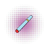 Electronic cigarette part icon, comics style vector