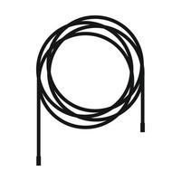 icono de cable, estilo simple vector