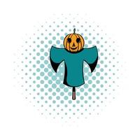 Scarecrow comics icon vector