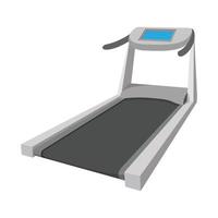 Treadmill cartoon icon vector