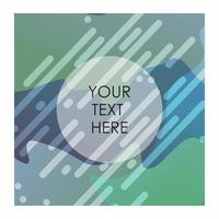 Multicolor background with typography vector
