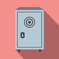 Security safe flat icon vector