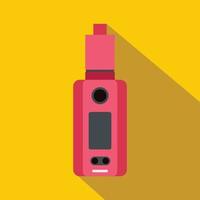 Vape device icon, flat style vector